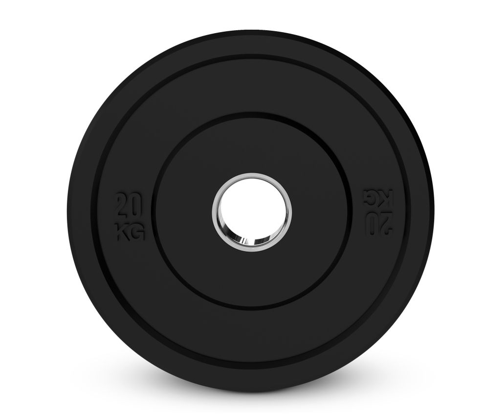 8153 - AFW Disco de goma bumper negro 20 kg